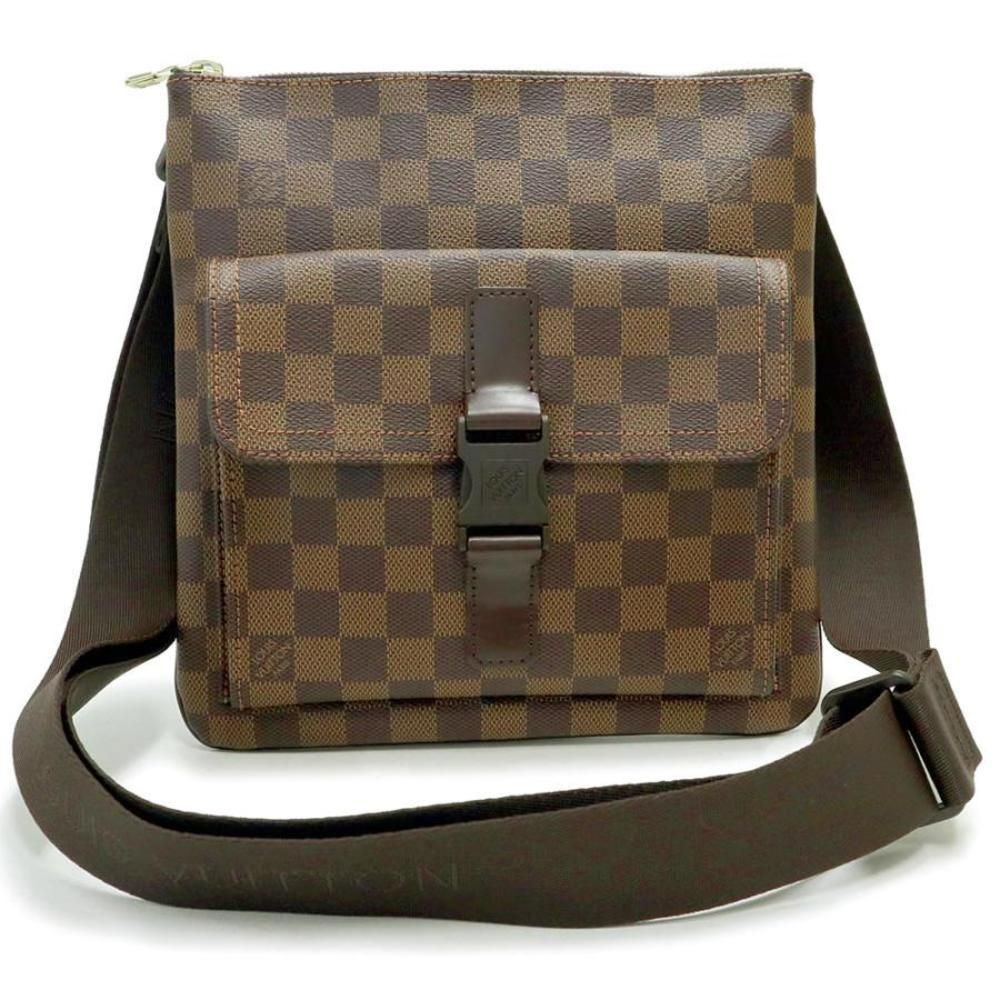 Louis Vuitton Melville Shoulder Bag Diagonal Damier Brown